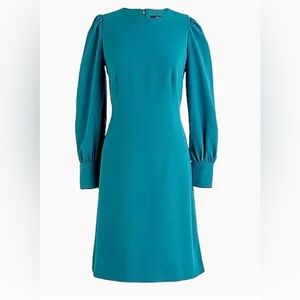 JCrew Long-sleeve dress in 365 crepe